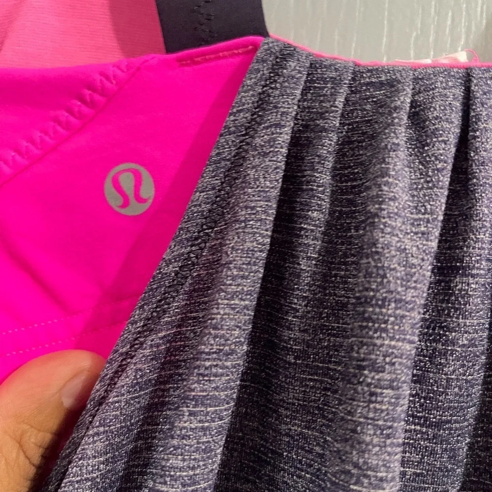 lululemon athletica Pink and Gray Tank Top size 4